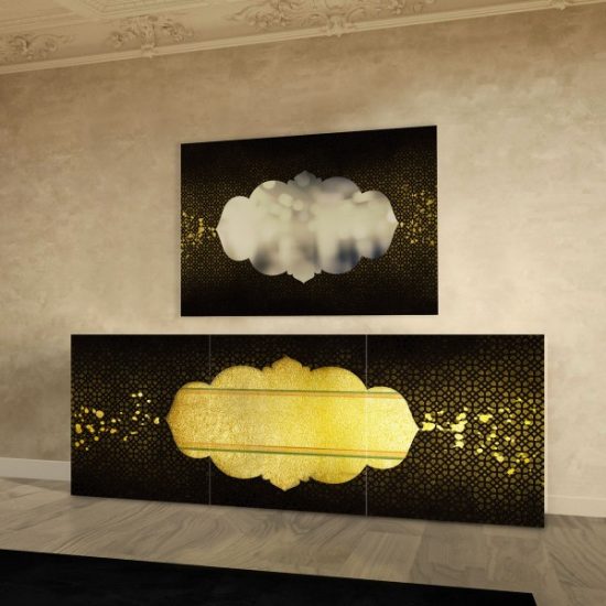Layla bookcase & mirror